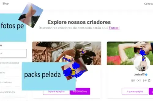 script php site de packs de fotos e videos online