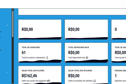 Scrip de Cassino Online com admin moderno atualizado