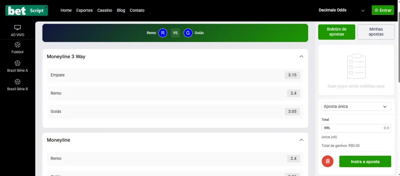 Scripts de apostas - Scripts de cassino - Loja de scripts de apostas nº 1