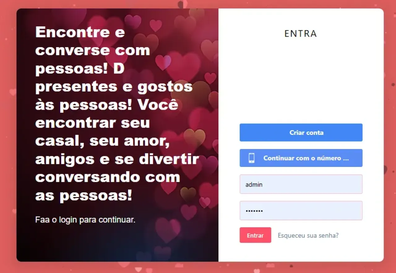 Script Site Relacionamento web + app android