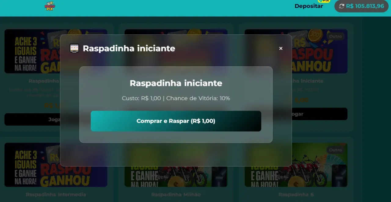 Plataforma de Raspadinha Premiada Online 2025