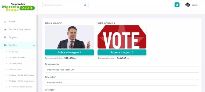 Script Site Para Candidato A Vereador Ou Prefeito + App