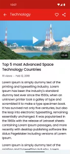 App android de canal de vídeos