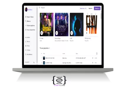 script spotify clone música Engine