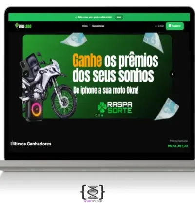 Script PHP Cassino Raspadinha Online -  atualizado 2025
